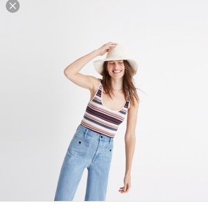 Madewell ribbed sweater tank